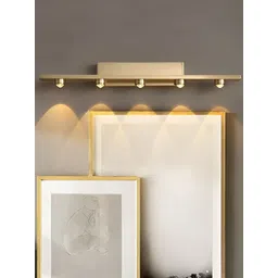 FILLISKA Gold-Toned Aluminium Rectangle Shaped Wall Lamp image 1