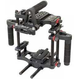 FILMCITY Power DSLR Camera Cage with Top and Side Handles and Quick Release for Video DSLR Sony Nikon Canon Panasonic (FC-CTH) Camera Rig-picture-38