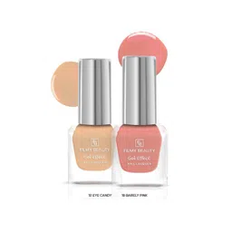 FILMY BEAUTY Set Of 2 Gel Effect Nail Polish- 10 ml Each- Eye Candy 12- Barely Pink 18-picture-29