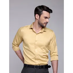 FILO HEVIS Classic Spread Collar Satin Formal Shirt-picture-26