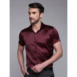 FILO HEVIS Men Classic Spread Collar Solid Formal Shirt-picture-17