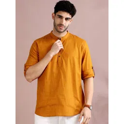 filori studio FILORI Men Checked Kurta-picture-16