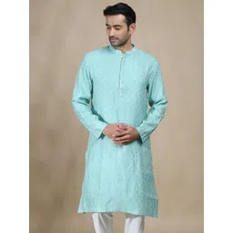 FILORI STUDIO Men Thread Work Straight Kurta-picture-25