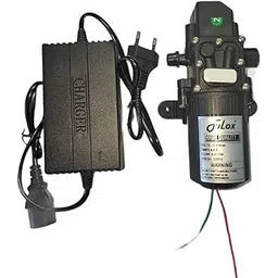 Filox Water Pump Battery Sprayer Motor High Performance 100 PSI Pressure Switch DC 12V 80W Micro Electric Diaphragm + Free Adapter SMPS (Black)-picture-15