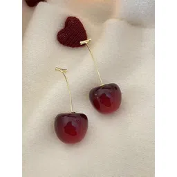 FIMBUL Cherry Fruit Classic Drop Earrings-picture-37