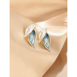 FIMBUL Gold-Plated Contemporary Stud Earrings-image-13