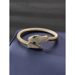 FIMBUL Unisex Antique Gold-Plated Cuff Bracelet-picture-24