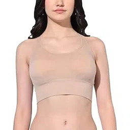 fims - fashion is my style Women Polyester & Elasten Padded Sports Bra for Workout Multicolor-picture-23