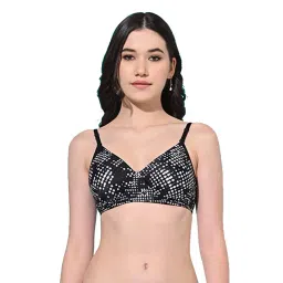 FIMS Black Printed Bra-picture-39