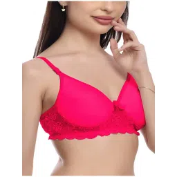 fims FIMS: Fashion is my Style Pink Lace Work Everyday Bras - Pack Of 2 image 4