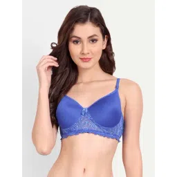 fims FIMS: Fashion is my Style Blue Lace Work Everyday Bra-picture-28