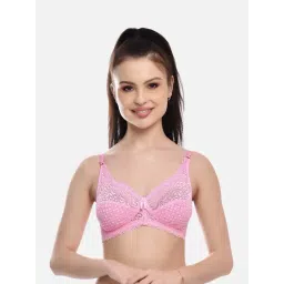 fims FIMS: Fashion is my Style Pink Lace Work Bralette Bra-picture-40