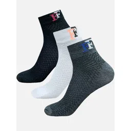 FIMS Men Pack Of 3 Patterned Ankle-Length Socks-image-38