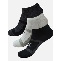 FIMS Men Pack Of 3 Patterned Ankle- Length Sports Socks-image-41