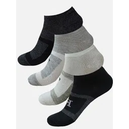FIMS Men Pack Of 4 Striped Ankle-Length Socks-picture-36