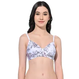 FIMS White Printed Bra-picture-27