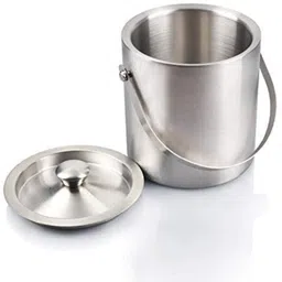 finality 1 L Steel Stainless Steel Double Walled Insulated Ice Bucket with Lid (Plain) Ice Bucket-picture-14