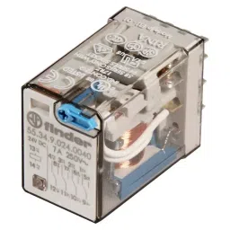 FINDER RELAY, 4PDT, 250VAC, 7A, 55.34.9.024.0040-picture-12