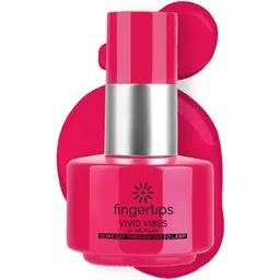 fingertips Vivid Vibes UV LED Soak Off Long Lasting Gel Nail Polish Lasts Upto 21 Days Pink punch-picture-27