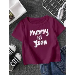 FIONAA TRENDZ Kids Typography Printed T-shirt-picture-14