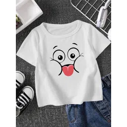 FIONAA TRENDZ Kids White Tshirts-picture-38