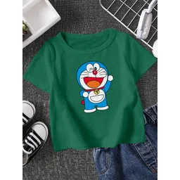 FIONAA TRENDZ Unisex Green Tshirts-picture-34