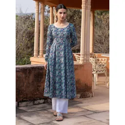 FIORRA Women Paisley Printed Flared Sleeves Kurta-picture-33