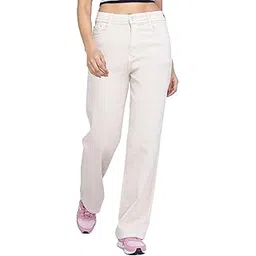 fireage High Rise Wide Leg Ankle Length Stretchable Denim Jeans Pant for Women-picture-38