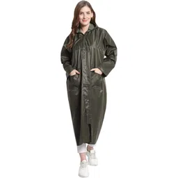 firmed string Solid Women Raincoat-picture-40