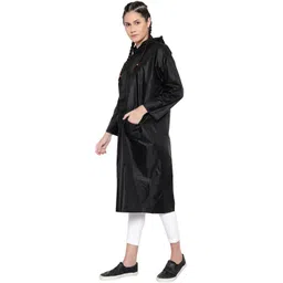 firmed string Solid Women Raincoat-picture-24