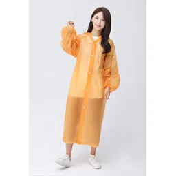 firmed string Solid Women Raincoat-picture-32