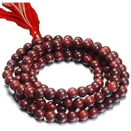 FIRMUS108 Beads Red Jaap Mala Lal Chandan Mala for Mantra Jaap for Mens & Womens for Neck/Wrist - Pack of 1-picture-28