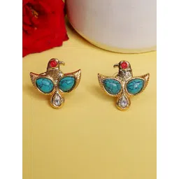 FIROZA Turqaati Artificial Stones Studded Animal Shaped Studs-picture-11