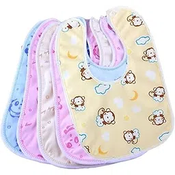 First Kick Waterproof Baby Apron With Bib Pack of 5-picture-25