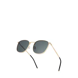 First Lens Unisex Black Lens & Gold-Toned Round Sunglasses C10341-picture-20