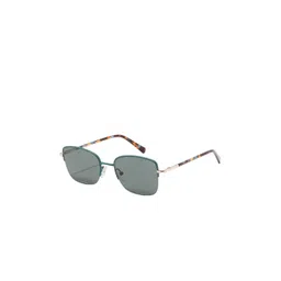 First Lens Unisex Green Lens & Steel-Toned Square Sunglasses with-picture-40