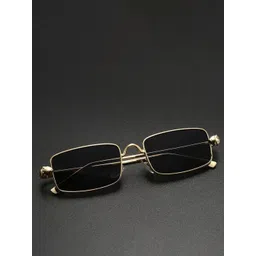 First Lens Unisex Rectangle Sunglasses with UV Protected Lens C10392-picture-29