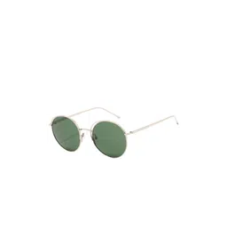 First Lens Unisex Round Sunglasses with Polarised and UV Protected C10396-Gold-picture-19