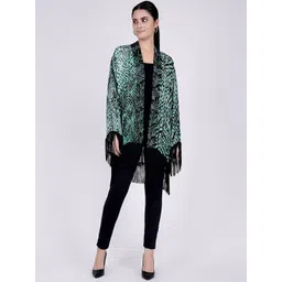 First Resort by Ramola Bachchan Women Animal Printed Kimono Shrug-picture-10