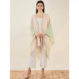 First Resort by Ramola Bachchan Women Ombre Cashmere Longline Shrug-picture-20