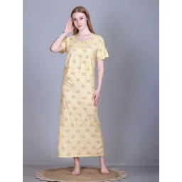 FIRST SLEEP Printed Maxi Nightdress-picture-15
