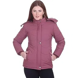 first sleep Women's Winter Jacket | Warm Quilted Outerwear with Hood | Stylish Puffer Coat for Cold Weather | Comfortable Lightweight Winterwear for Ladies & Girls-picture-55