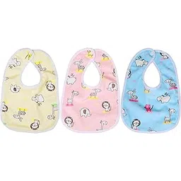 First Trend Waterproof and Quick Dry Baby Bibs Pack of 3 (Red)-picture-29