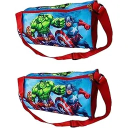 firstdemand Personalized Kid's Travel Duffle Bag for Kids, Sports Bag for Boys & Girls. Return Gifts Birthday Party. Travelling Bag, Carry Bag, Picnic Bag (Avangers)- Pack -2-picture-23