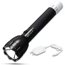 FIRSTLIKE 50W+30W Dual 2 in1 Power Full Led Rechargeable Long Range Torch Upto 1 Km Flashlight (Tube)-picture-50