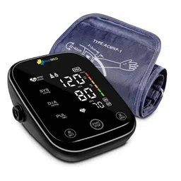 Firstmed Black Automatic Digital Talking Blood Pressure Monitor with Large Touch Screen &a; C-Type USB, FM-04-image-6