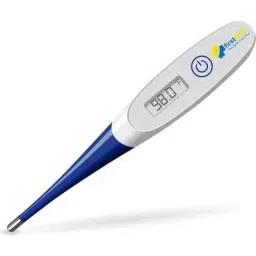 Firstmed White &a; Blue Digital Flexible Tip Medical Digital Thermometer, DT-101-image-1
