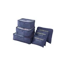 Firstseen Navy Blue Set of 6 Reusable Multi-Utility Organisers-picture-39