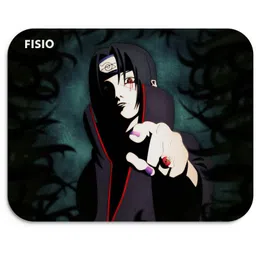Fisio Printed Anime Mousepad for Laptop Designer Desktop Mat - Itachi Gaming Table mat Mousepad-image-1