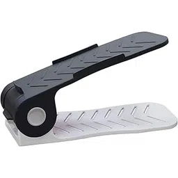 FIT FOCUS (2025) NEW Plastic Pack Of 6 Pcs.-Adjustable Shoe Organizers/Organiser/Shoe Shelf/Rack/Slots/Holders/Space Saver/Double Deck/Layer/Storage Cum Organizer Multicolor (BLACK)-picture-28